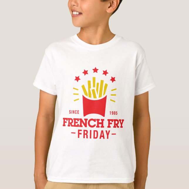Fransk Fry Fredag Tröja (Framsida)