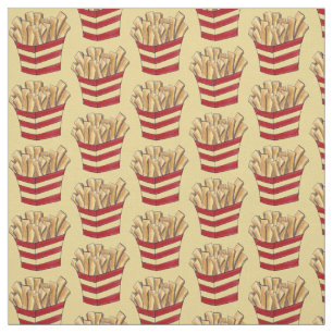 Fransk Fry Fries Fried Potatis Chip Fast Food Tyg
