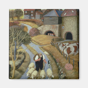 Fransk gatalantgård magnet
