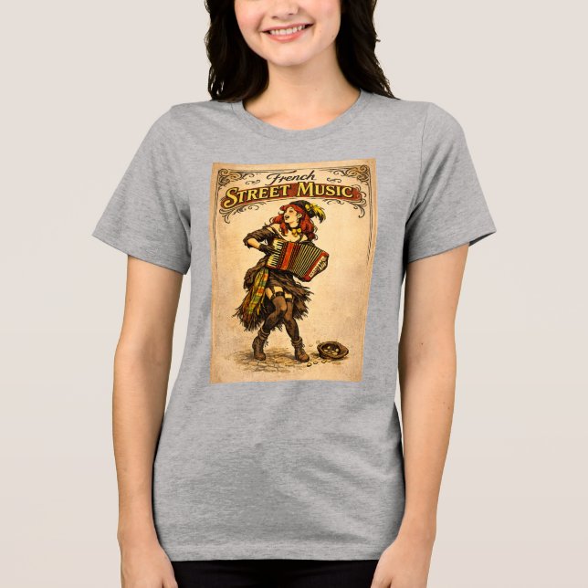 FRANSK GATUMUSIK T SHIRT (Framsida)
