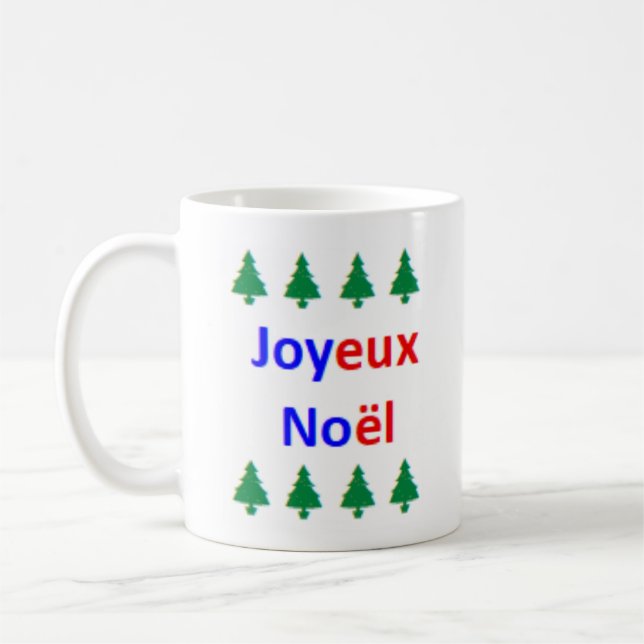 fransk god jul kaffemugg (Vänster)