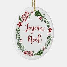 Fransk God jul Wandedräkt Joyeux Noël