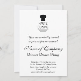Fransk Gourmet Haute-Cuisineet Inbjudningar