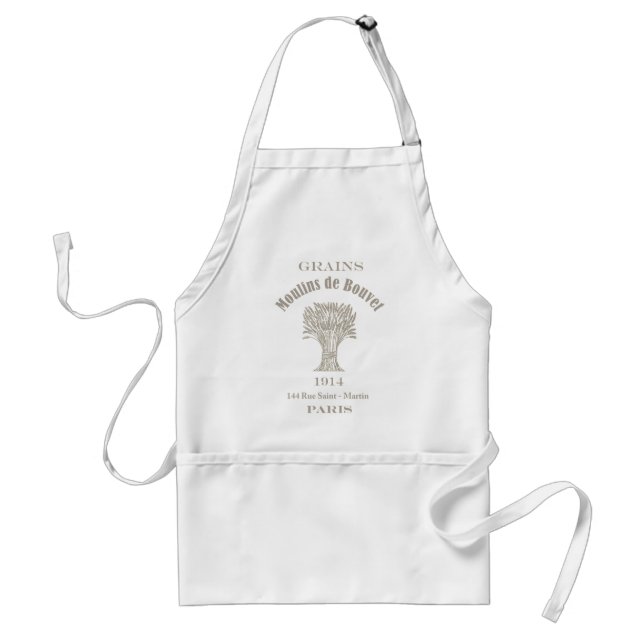 Fransk Grain Sack Apron Förkläde (Framsidan)