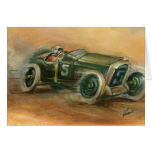 Fransk Grand Prix Racecar av Ethan Harper Hälsningskort