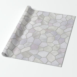 Fransk Grått Platinum Mosaic Presentpapper