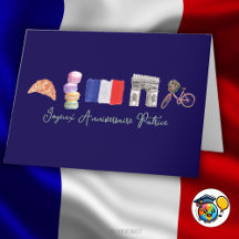 Fransk Grattis på födelsedagen Paris, Joyeux Anniv