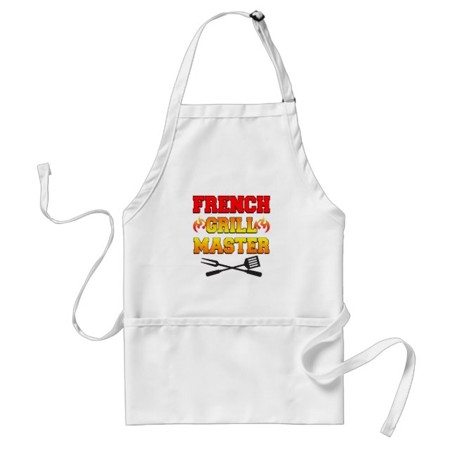 Fransk Grill Master Apron Förkläde (Framsidan)