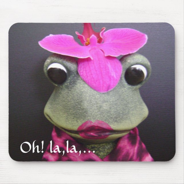 Fransk grodamousepad musmatta (Framsidan)
