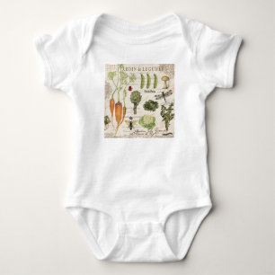fransk grönsakträdgård för modern vintage tee shirt