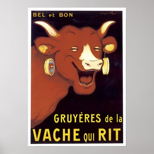 Fransk Gruyere Cheese Advertisement Poster (Framsidan)