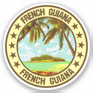 Fransk Guiana Klistermärken