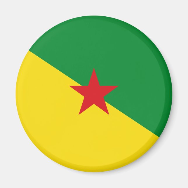 fransk guiana magnet (Framsidan)