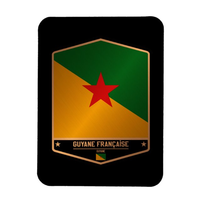 Fransk Guiana Magnet (Vertikal)