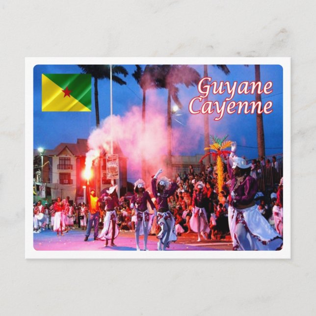 Fransk Guyana - Cayenne - Le Carnaval - Vykort (Framsida)