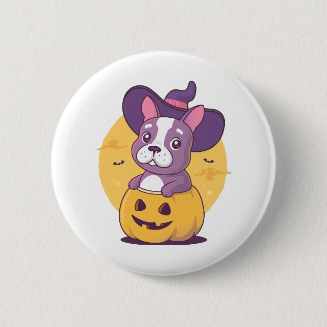 Fransk Halloween Knapp (Framsida)