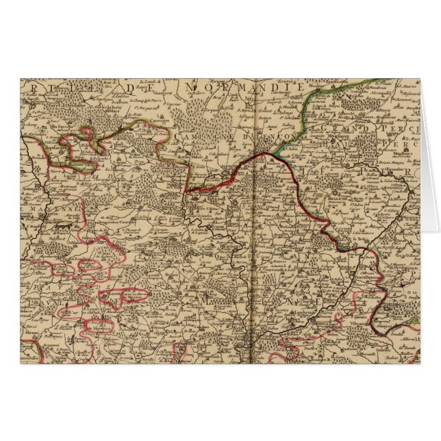 Fransk Hälsningskort (Framsidan Horizontal)