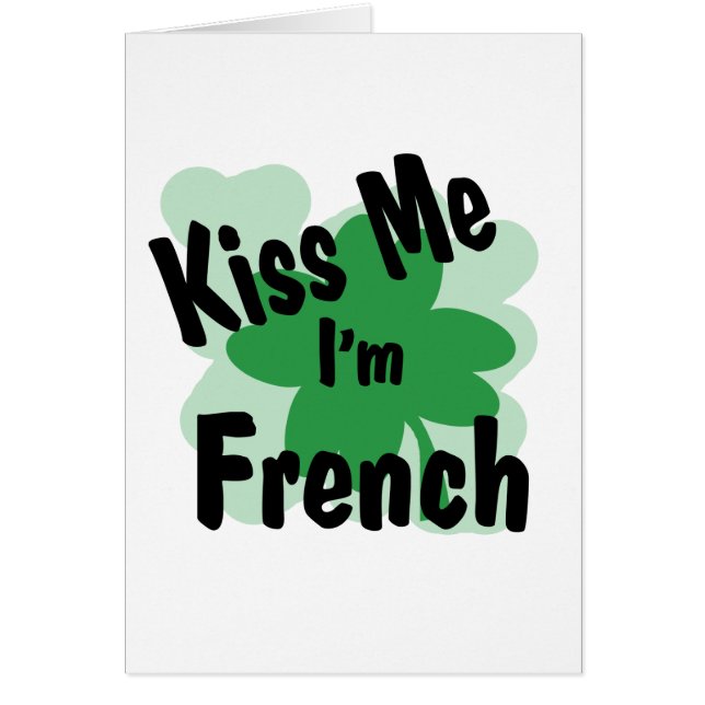 fransk hälsningskort (Framsidan)