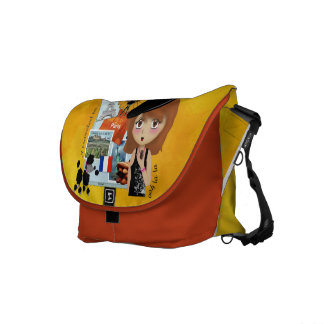 Fransk helgdagRickshawmessenger bag Kurir Väska