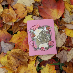 Fransk Horn Band Camp Art Horns Band-lärare Vykort