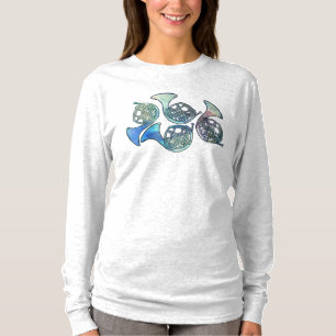 Fransk horn bandklass t shirt