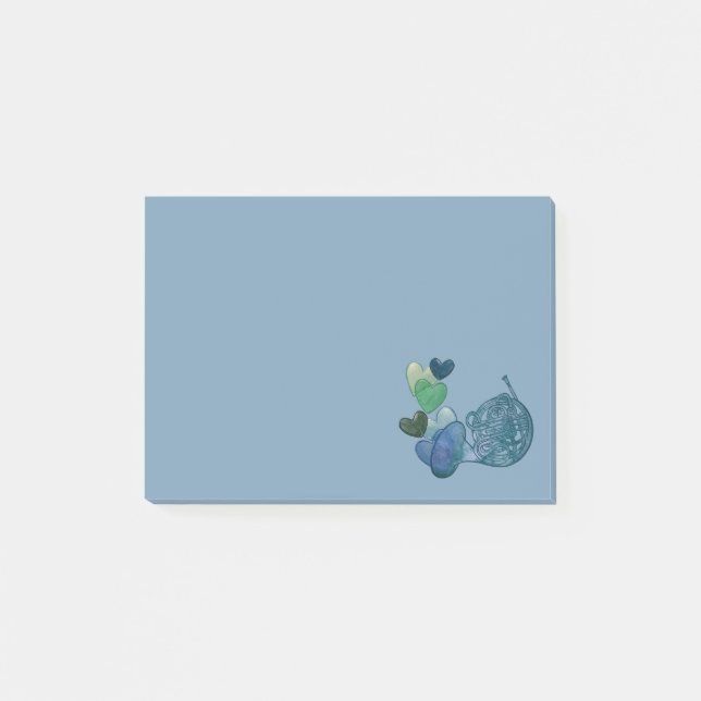 Fransk horn bandmusikklass                   post-it block (Framsida)