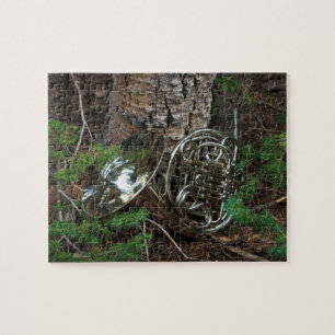 Fransk Horn Forest Jigszawa Puzzle Pussel