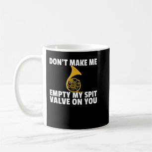 Fransk Horn Funny Brass Instrument Player361 Kaffemugg