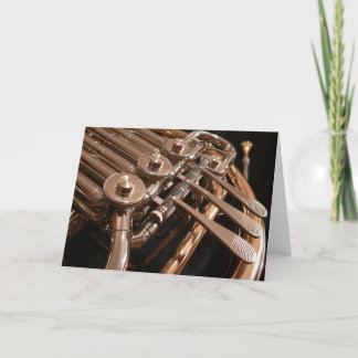 Fransk Horn Greeting Card Kort