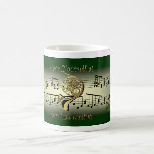 Fransk Horn~Have dig glad lite jul Kaffemugg