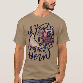Fransk Horn Humor T Shirt