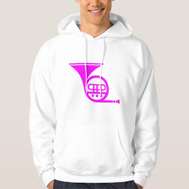Fransk Horn - Magenta Sweatshirt (Framsida)