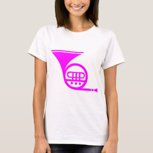 Fransk Horn - Magenta Tee