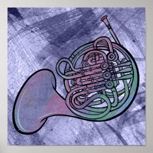 Fransk Horn-målare, teckningsband, klass Poster