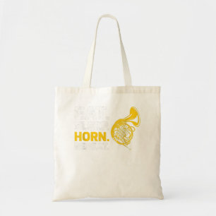 Fransk Horn Music Eat Sover Horn Upprepa4 Tygkasse