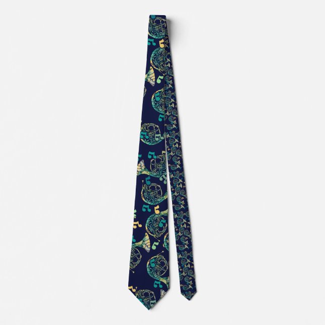 Fransk Horn Music Teacher Musician Socks Slips (Framsida)