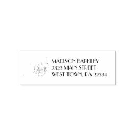 Fransk Horn Musician Band Teacher Självfärgande Stämpel