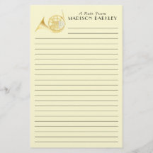 Fransk Horn Musician Teacher Stationery