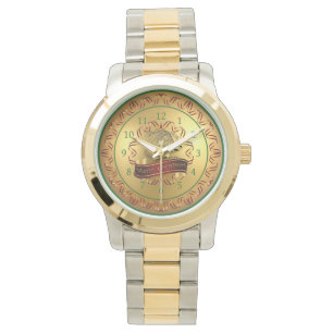 Fransk horn ~ Musikalisk rulle ~ God jul ~ Armbandsur