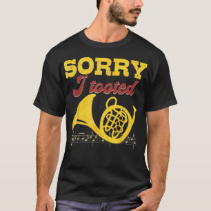 Fransk Horn Player Fransk Hornist T Shirt