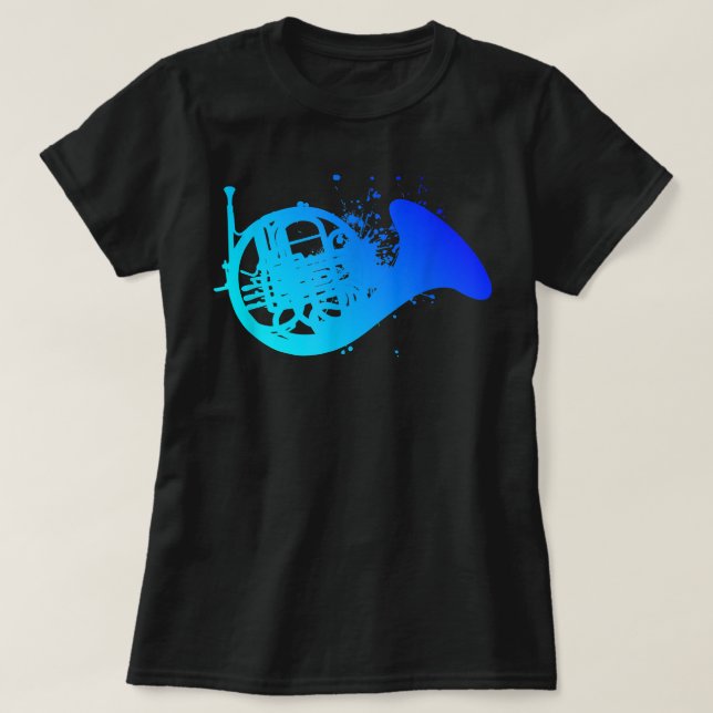 Fransk horn player manar_s Forest hornists wome T Shirt (Design framsida)