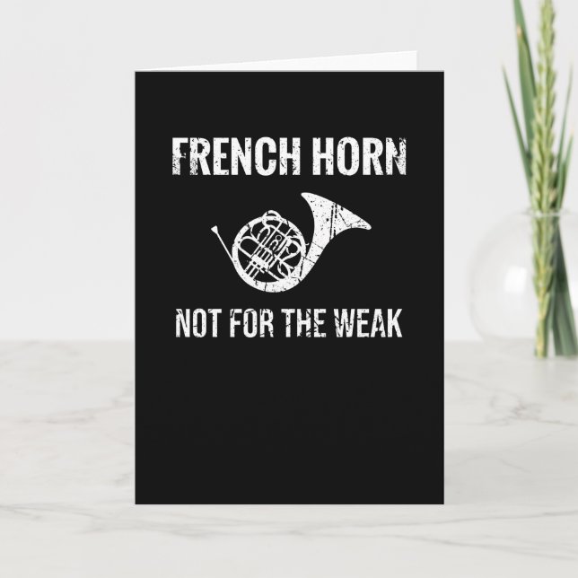 Fransk Horn Player-presentationer | Fransk Hornist Kort (Framsida)