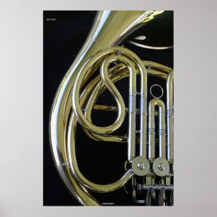 Fransk Horn Poster