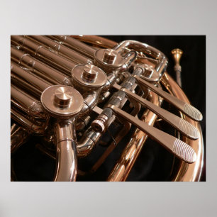 Fransk Horn Poster
