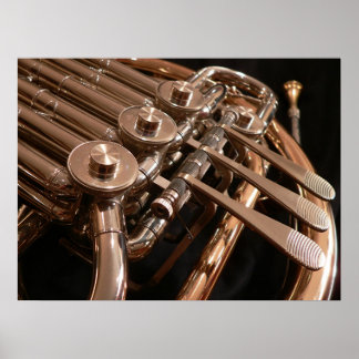 Fransk Horn Poster