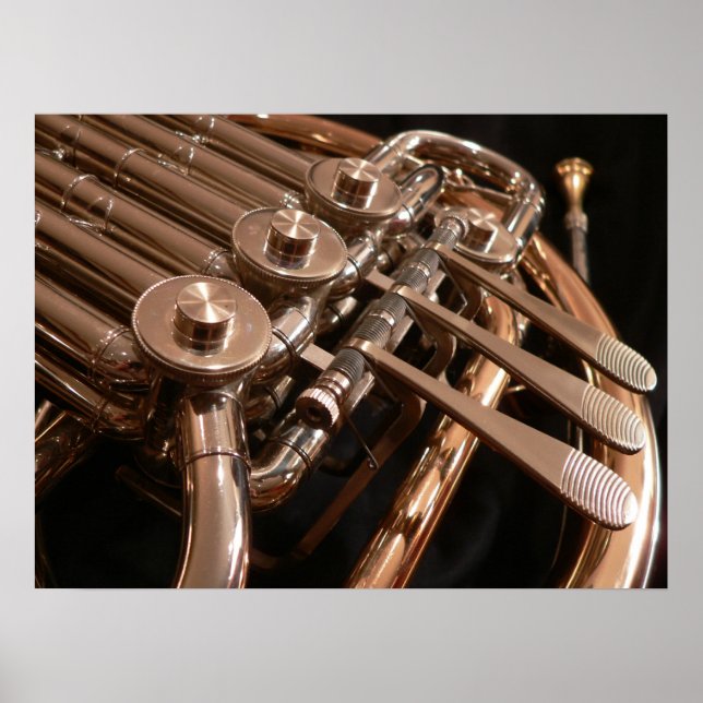 Fransk Horn Poster (Framsidan)