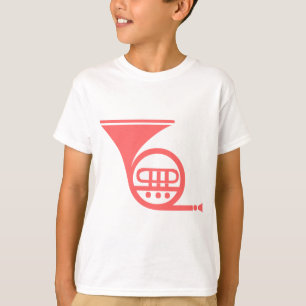 Fransk Horn - Tropisk Rosa Tee