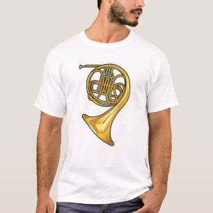 fransk horn verklig style.png tee shirt
