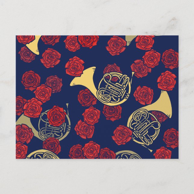 Fransk Horn Vykort (Framsida)