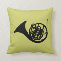 FRANSK HORNE SILHOUETTE: MUSIKINSTRUMENT